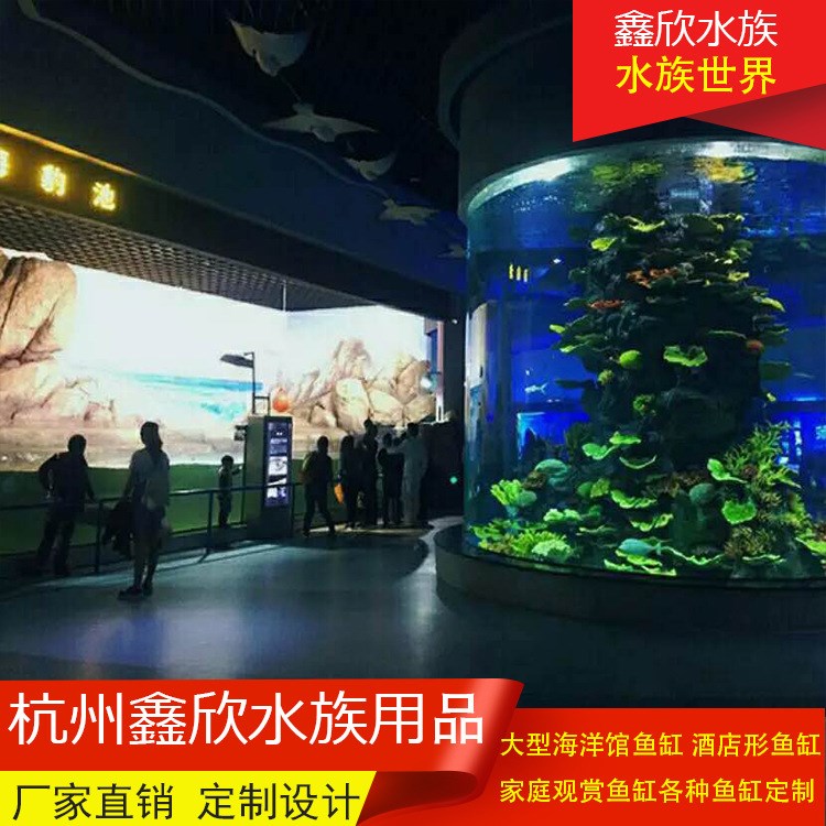 大型亞克力魚缸 海洋館工程 水族館魚缸 觀賞魚 酒店缸 廠家直銷