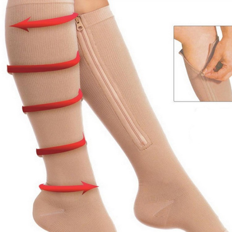 廠(chǎng)家直銷(xiāo)zip sox襪子 compression socks運(yùn)動(dòng)壓力襪 壓縮拉鏈襪