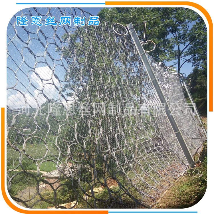 大量生產 實力邊坡防護網廠家 各種規格定制 被動邊坡環形網供應