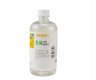 馬利無(wú)味油畫稀釋劑 洗筆液 500ML 調(diào)色油 松節(jié)無(wú)味油劑