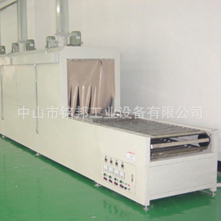 不銹鋼鏈板隧道爐J3/網帶烘干線 去菌高溫柜式烤箱噴槍水簾柜