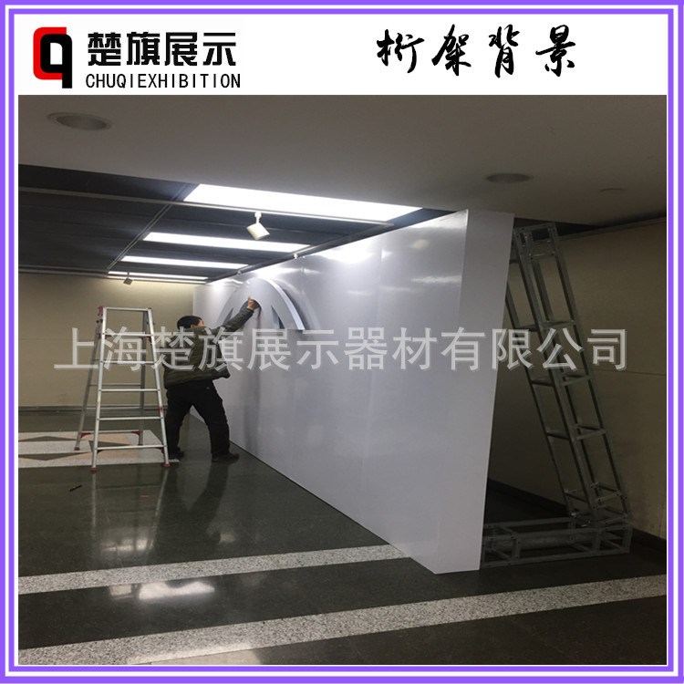 桁架背景制作 方管桁架噴繪布廣告制作搭建 提供桁架出租零售