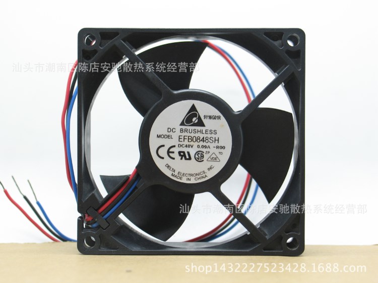 供应 台达 EFB0848SH 8025 48V 8CM 通信器材风扇 机箱风扇