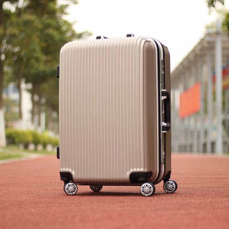 拉桿箱行李旅行箱包ABS+PC鋁框時尚耐磨萬向靜音輪男女通用登機箱