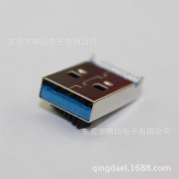 廣西定制USB3.0轉(zhuǎn)接頭 type-c公頭 USB公頭連接器電子批發(fā)