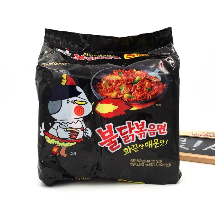 韓國三養(yǎng)火雞面 方便面速食泡面拉面超辣雞肉味 干拌面食品