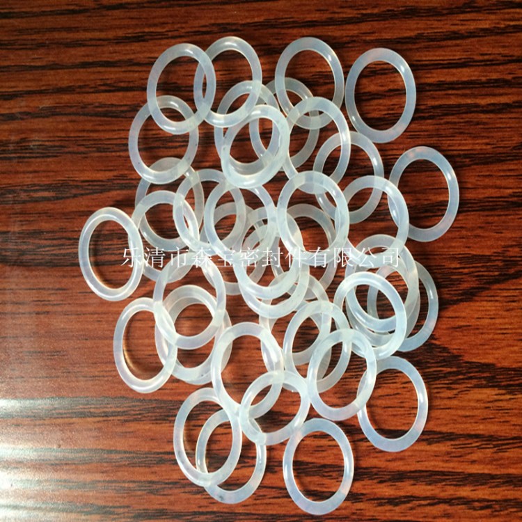 廠家直銷 供貨 環保耐磨耐高溫食品級透白色硅橡膠O型圈