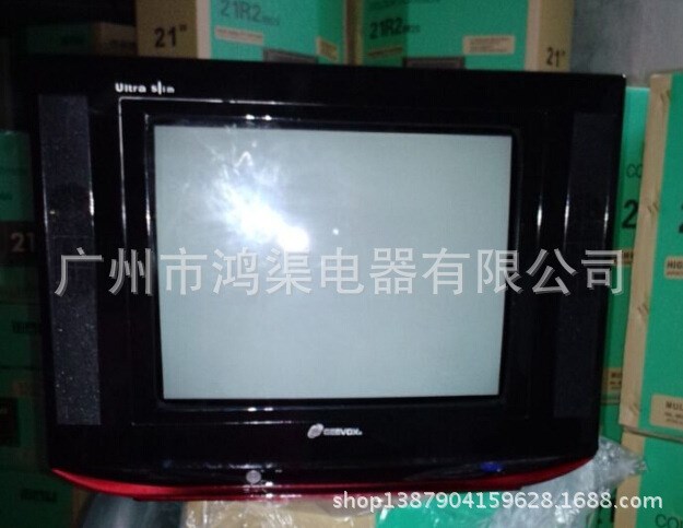 供應(yīng)非洲中東南美彩色電視機14寸 17寸 21寸CRT TV