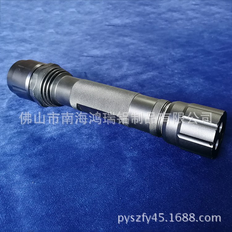 鴻瑞長期銷售批發 手電筒鋁型材外殼 燈鋁配件可定做