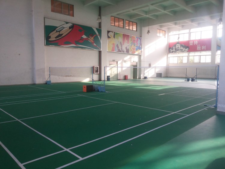 深圳老地匠PVC塑膠地板 老地匠塑膠羽毛球館地膠板