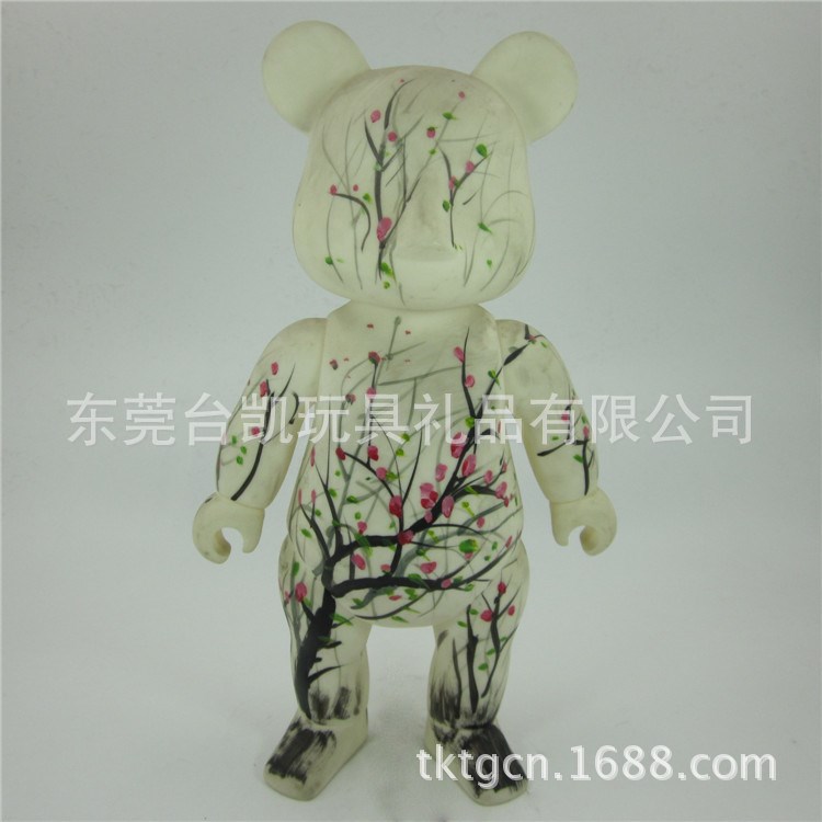 【臺(tái)凱廠】梅花大熊 塑膠 DIY彩繪 電鍍 木紋 霓彩 植絨 轉(zhuǎn)印