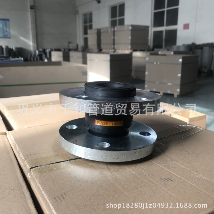 廠價(jià)直銷(xiāo)出口DIN2576 PN16單球橡膠接頭 橡膠伸縮節(jié) 橡膠減震接頭