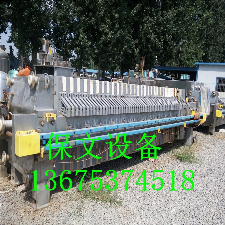 二手9成新板框壓濾機120 平方、240平方多臺出售，歡迎選購