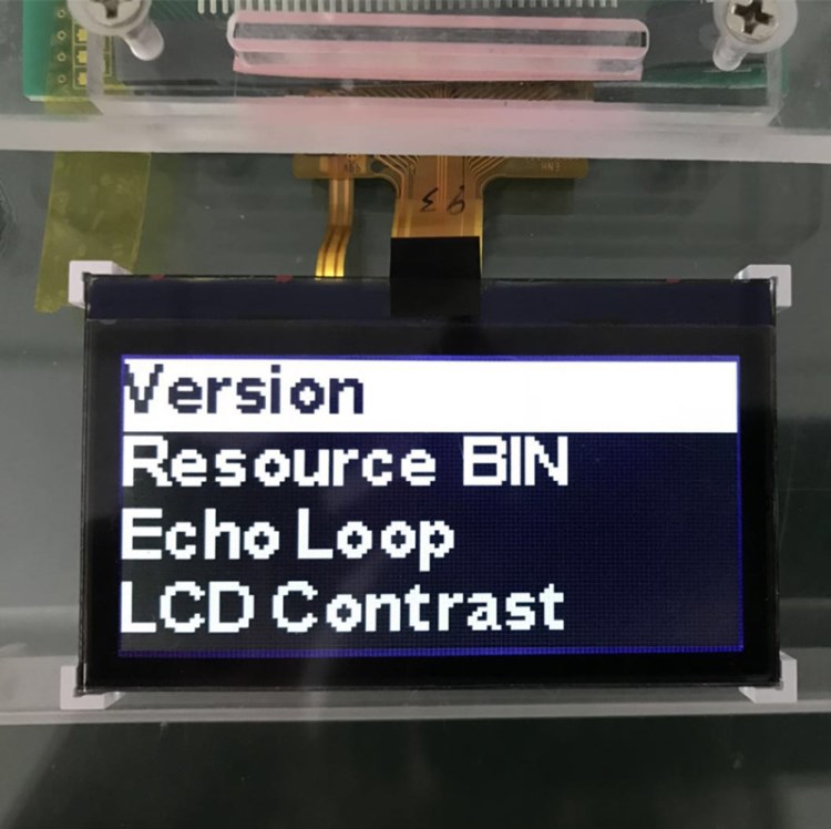 128X64 點陣屏 DFSTN 器械專用顯示屏 黑底白字 可開模定制