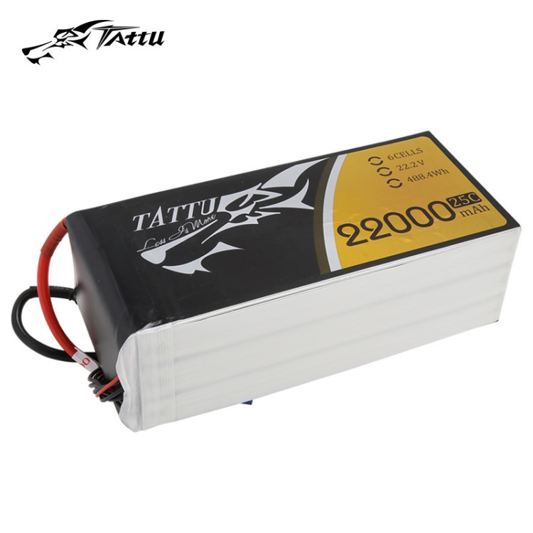 格氏TATTU 22000mAh 25C 6S 22.2V高倍率植保測繪安防無人機電池