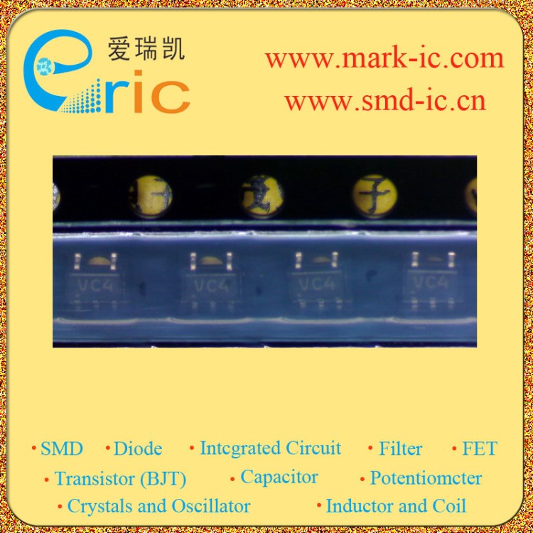 MC74VHC1GT14DFT2 集成IC 反相施密特觸發(fā)器 3V~5.5V SOT-353