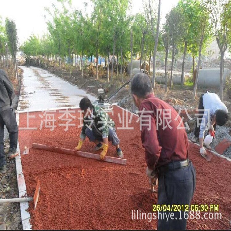 施工壓膜地坪 藝術(shù)景觀壓花壓膜地坪材料 廠家直銷