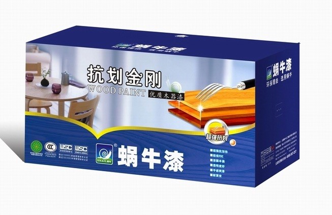 廣東油漆廠家蝸牛S4409清爽抗劃水晶清面漆環(huán)保漆