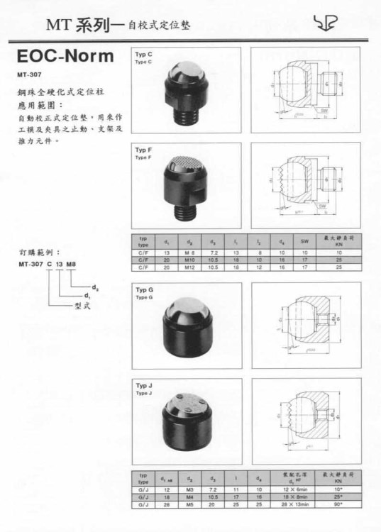 定位柱動向鋼珠螺桿彈簧式定位夾具高壓方塊缸油壓薄型缸空壓治具