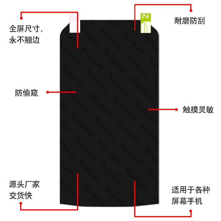 京セラ京瓷Kyocera TORQUE G03 KYV41保护膜360度防窥膜非钢化膜