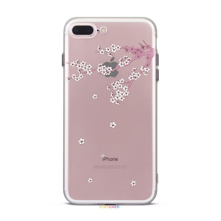 蘋果6s創意手機殼 iphone7 plus磨砂個性殼防摔TPU花草樹木保護套