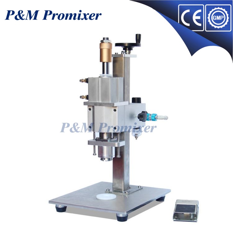 气动香水抓口机手动香水压盖机西林瓶抓口机玻璃瓶厂家直销