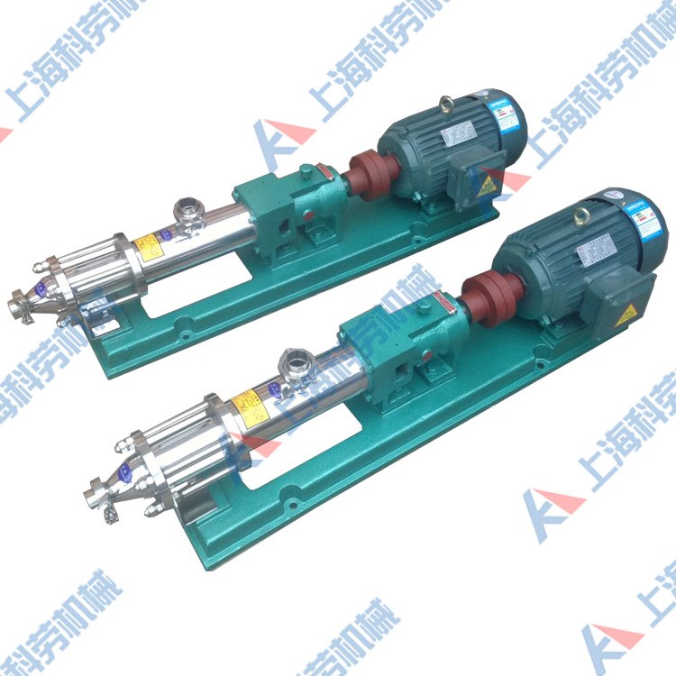 不銹鋼濃漿泵，螺桿泵