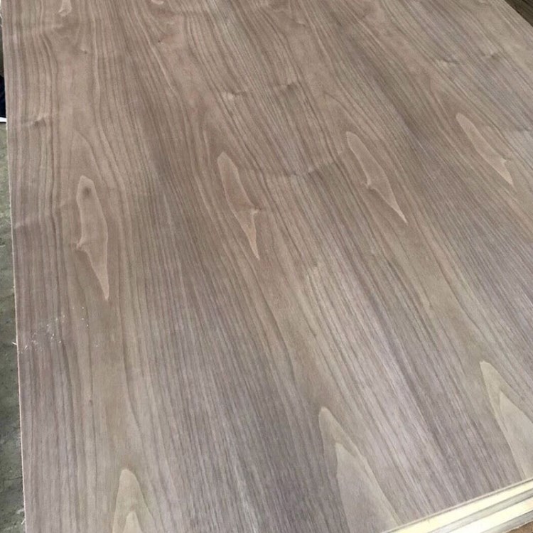 密度板黑胡桃雙面花紋12.0mm中東混級含包裝家具板天然實木皮mdf