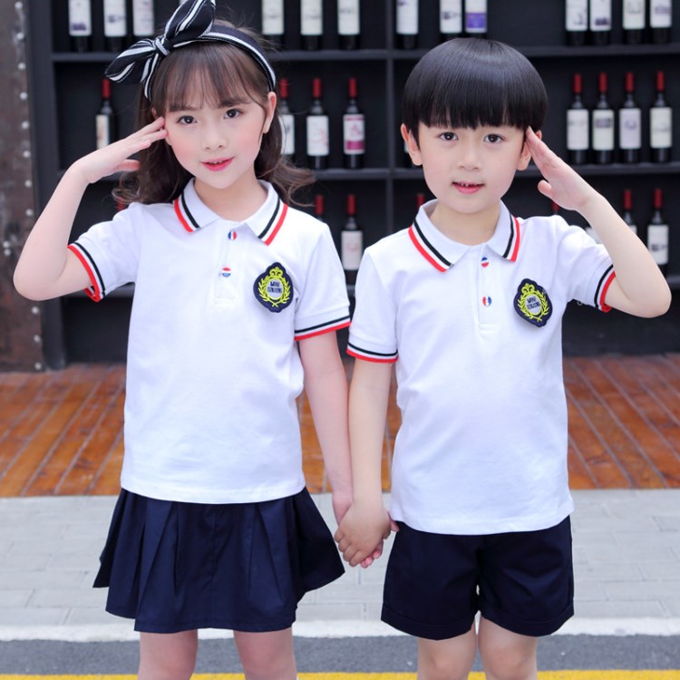 幼兒園園服夏季棉大班小學(xué)生班服兒童校服男女童套裝運(yùn)動(dòng)服批發(fā)