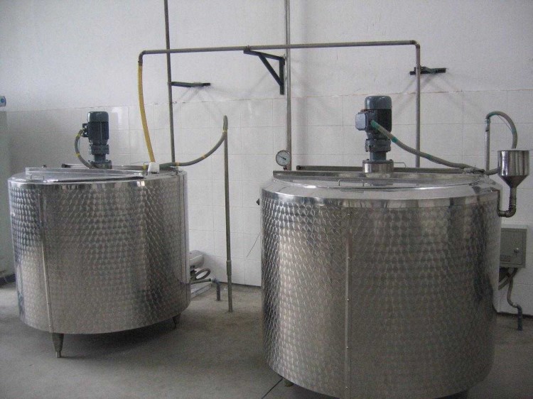現貨二手不銹鋼冷熱缸 蒸汽 電加熱 容積300-5000L 產地貨源