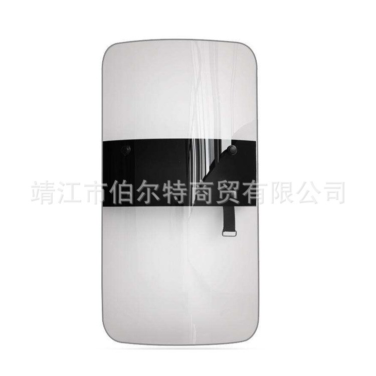 批發(fā)直銷 加厚盾牌 3.5厚度透明加厚PC防護(hù)盾牌 校園保安手持盾牌