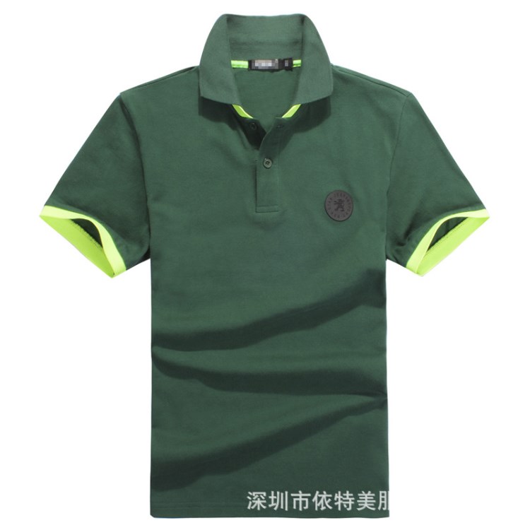 深圳定做T恤衫厂家生产各种行业服装 翻领POLO 高端定制C3