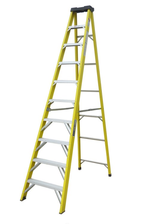 绝缘梯子电工梯玻璃钢折叠梯子人字绝缘梯子加厚工程梯