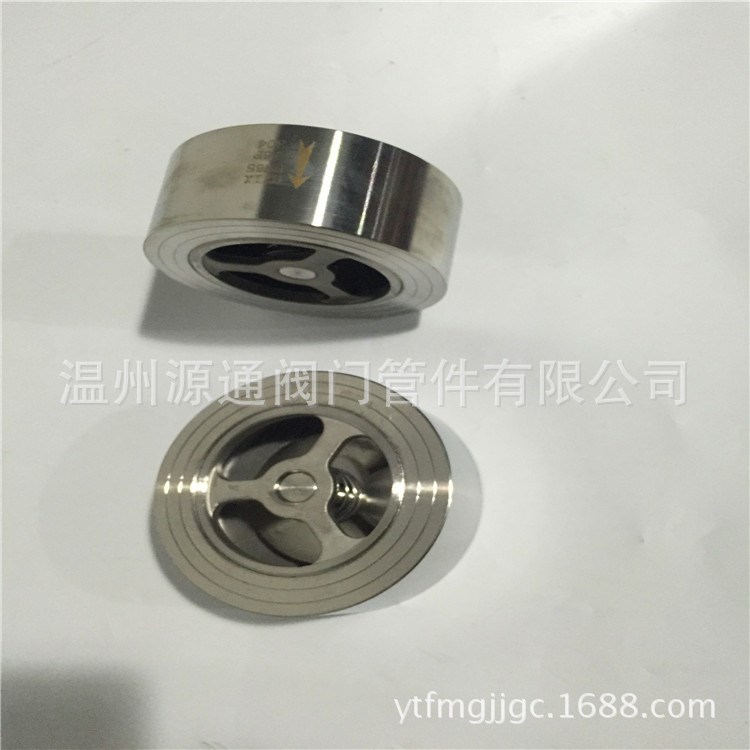 廠家直銷    不銹鋼拋光對夾止回閥     對夾式止回閥 H71W-25P