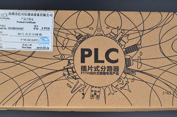 電信級1分16插片式光分路器 1*16SC/UPC 插片式光分路器盒子批發(fā)