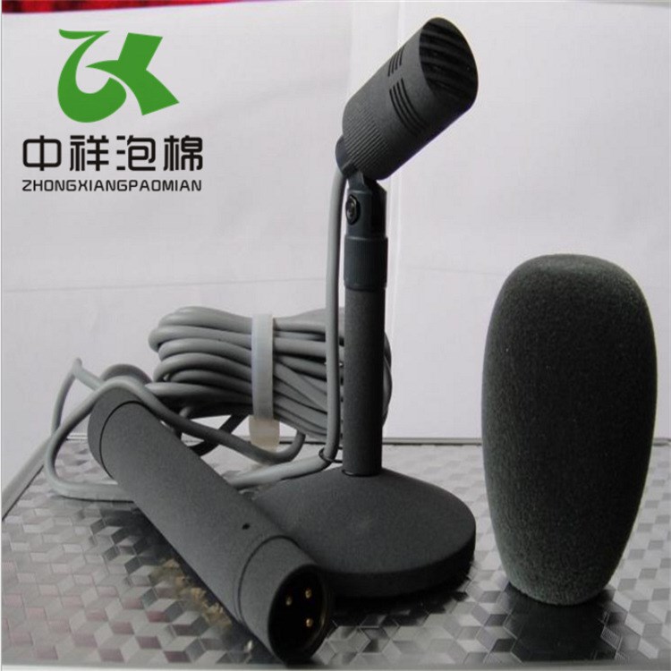 無線話筒防噪音海綿咪套 帶LOGO植絨話筒套