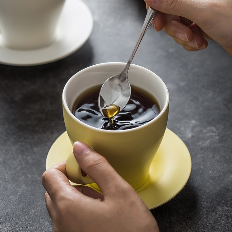 创意陶瓷杯马克杯水杯 杯子 时尚简约咖啡杯礼盒套装配勺子可订制