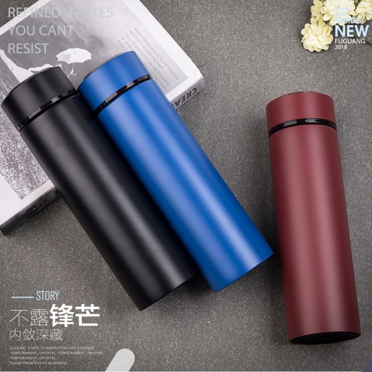 新款304水杯不銹鋼真空保溫杯定制創意商務款禮品杯廠家批發