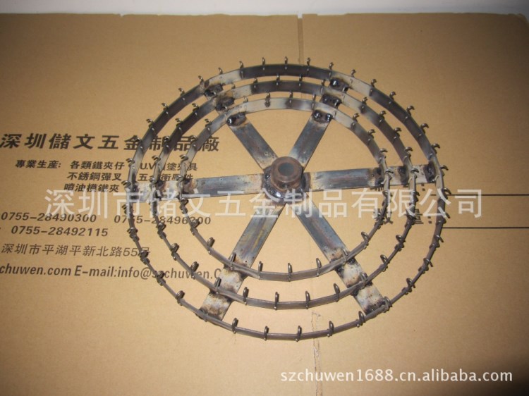 珠子鏈掛具  噴涂噴漆掛具 籬子鍍膜夾具彈片 鱷魚夾