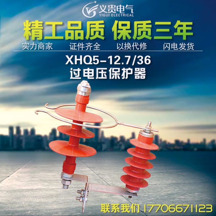 10KV线路防雷保护器XHQ5-12.7/36过电压保护器