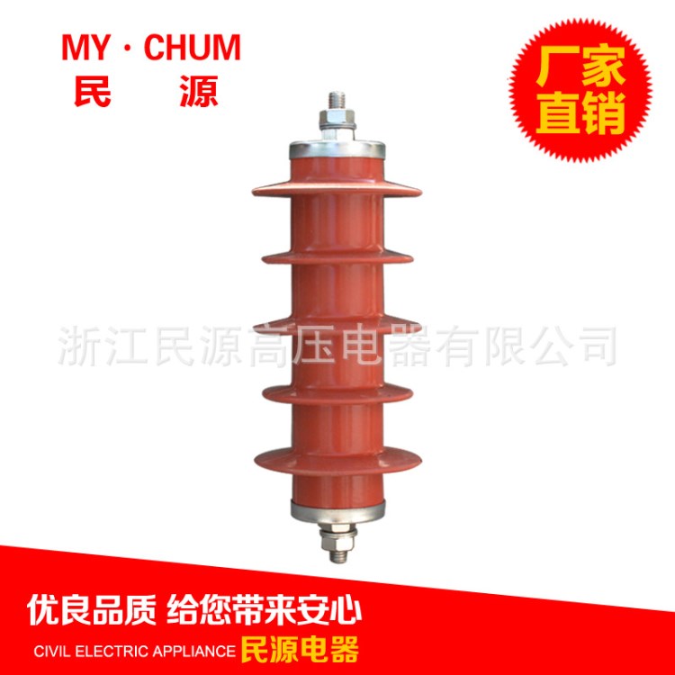 低壓復(fù)合避雷器氧化鋅避雷器 HY5WS-17-50配電型避雷器物優(yōu)價廉