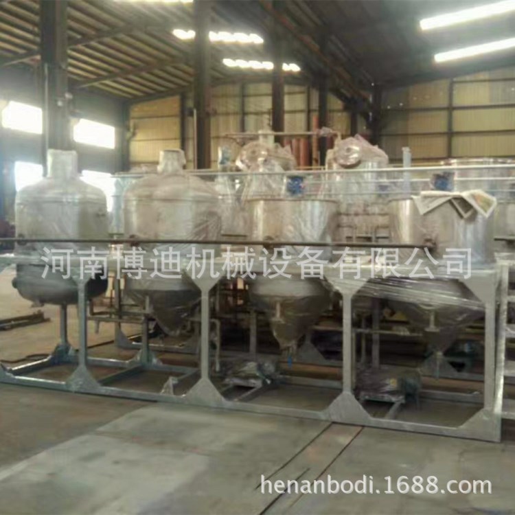 大豆油一級色拉油精煉設備 菜籽油精煉設備 豬油精煉設備生產(chǎn)線