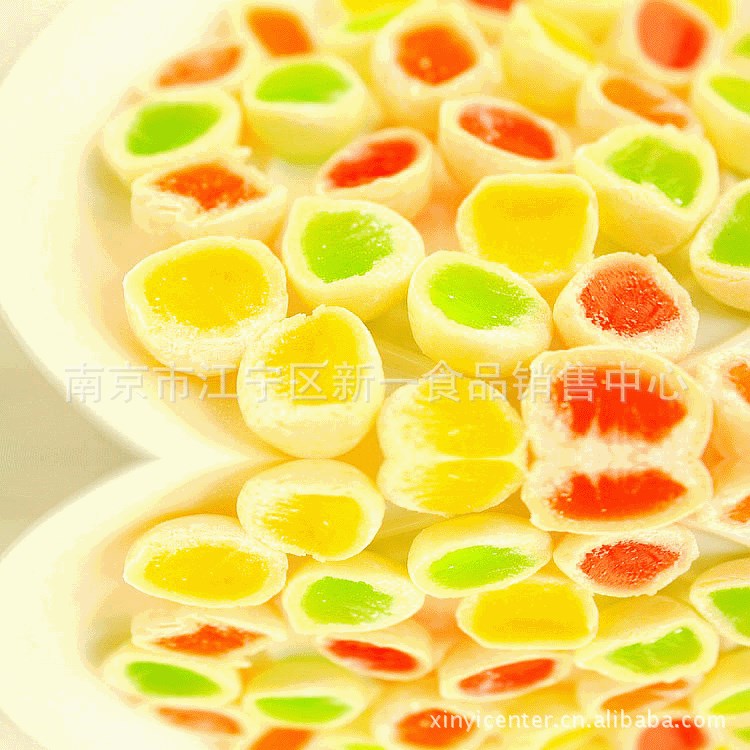 供應 好利源脆皮軟糖鮮乳球 多味可選 一袋5斤