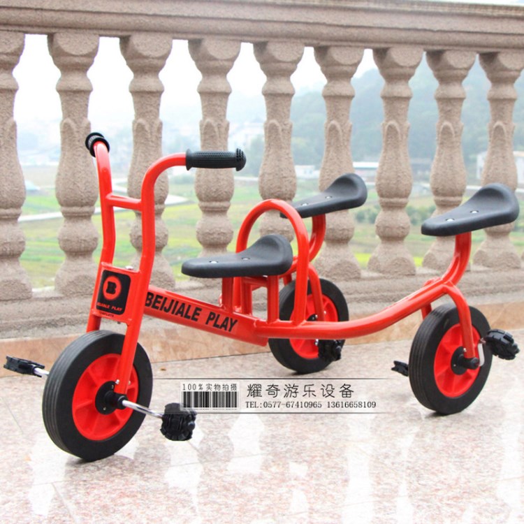 兒童三人踩踏車.兒童三輪車.幼兒園兒童車.兒童自行車.兒童腳踏車