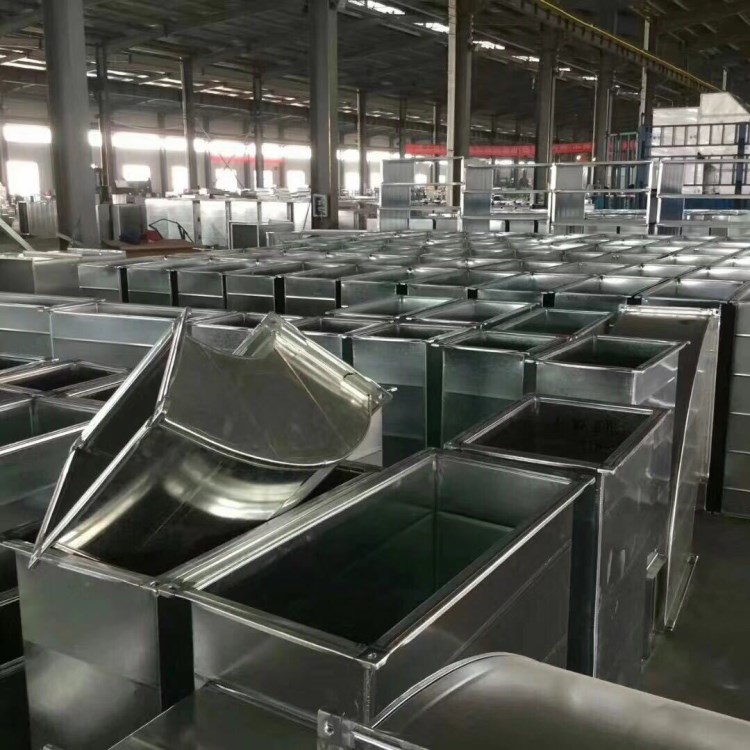 镀锌板通风管道 定制 角铁法兰风管 共板法兰风管