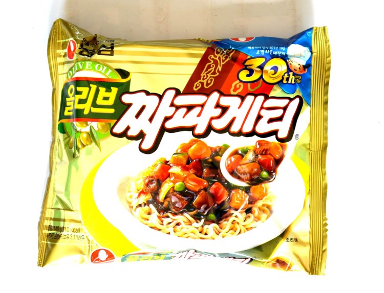 韩国食品 农心方便面炸酱面140g*30 低价批发