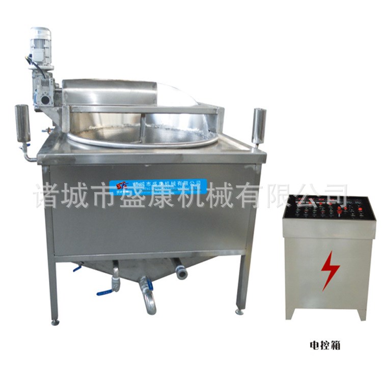 供應 電加熱油炸鍋 諸城盛康電加熱全自動攪拌油炸鍋