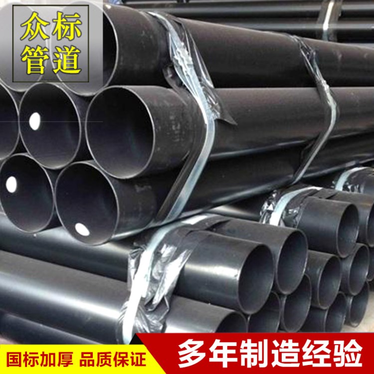 現貨供應熱浸塑鋼管 熱浸塑鋼電力管 鋼塑復合管內外涂塑復合鋼管