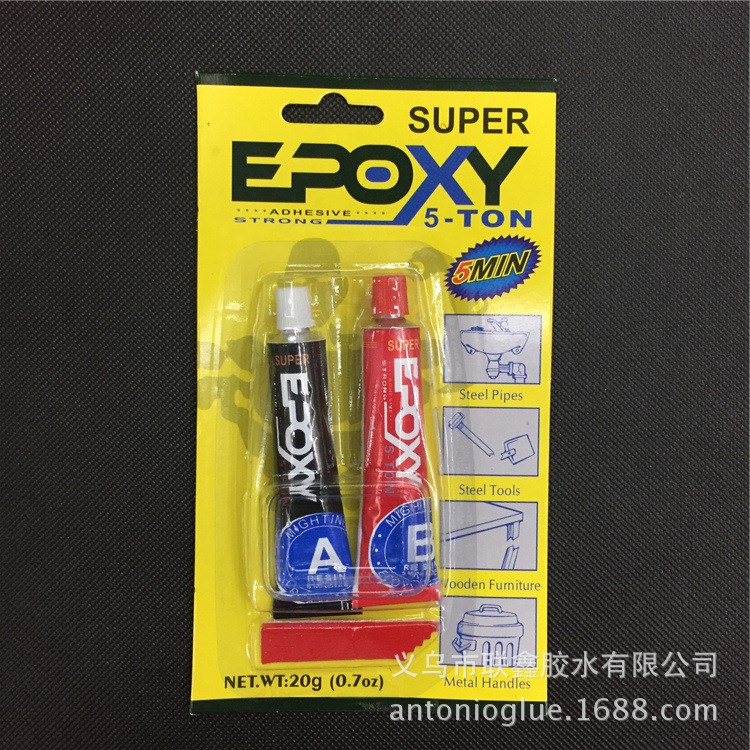 EPOXY AB膠 環(huán)氧樹(shù)脂膠epoxy steel強(qiáng)力AB膠5-TON AB膠 廠家直銷(xiāo)