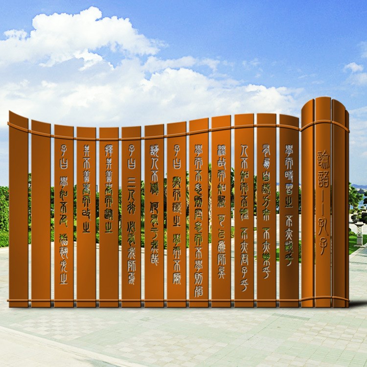 工厂直供不锈钢书简雕塑仿铜色金属书本造型校园不锈钢雕塑